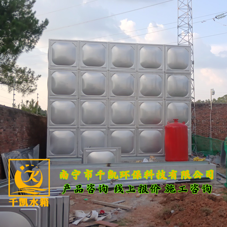 貴港35kV平山變電站擴(kuò)建工程304不銹鋼箱泵一體化消防泵站安裝